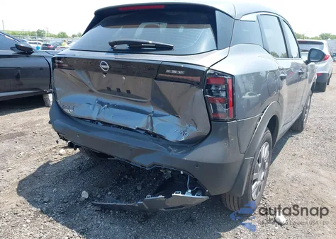 2025 Nissan Kicks S Intelligent Awd из США, поврежденный, VIN 3N8AP6BB5SL347822